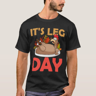 Camiseta Peru de Ação de Graças É Dia de Pernas