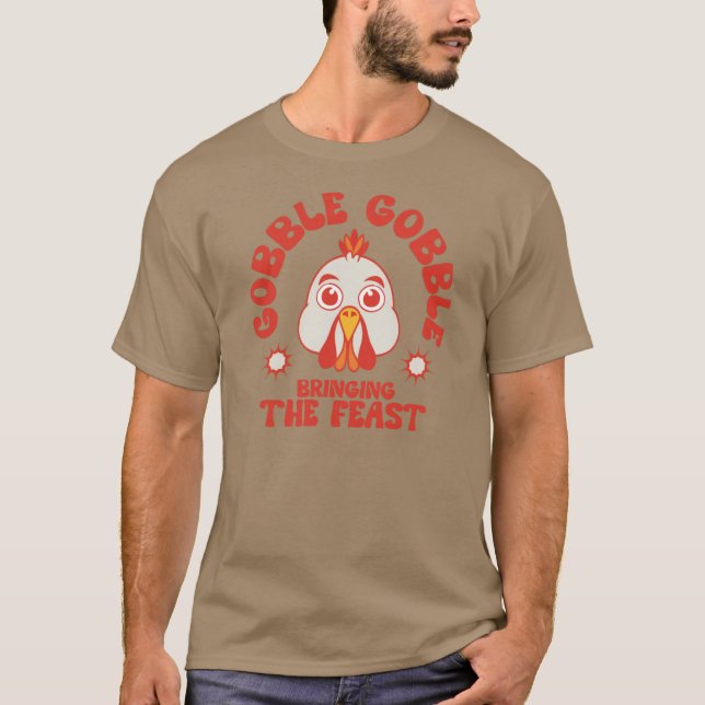 Camiseta Peru de Ação de Graças Vintage (Frente)