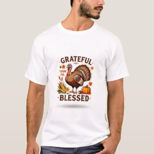 Camiseta Peru de Ação de Graças Vintage – Grato Agradecido