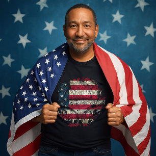 Camiseta Peru do Dia de Ação de Graças Com Bandeira America