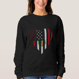 Camiseta Peru EUA Coração Bandeira Peruana Orgulho Peruano