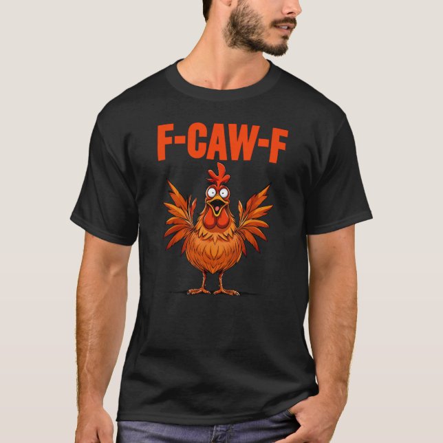 Camiseta Peru F-CAW-F Ação de Graças Frango Engraçado (Frente)