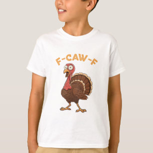 Camiseta Peru F-caw-f Animal Dia das Bruxas Humor Engraçado