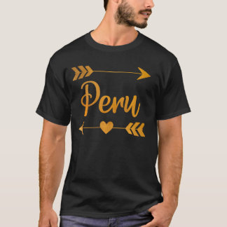 Camiseta Peru: Indiana Funny City Home Raja Mulheres Eua