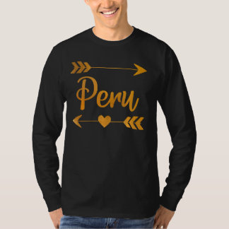 Camiseta Peru: Indiana Funny City Home Raja Mulheres Eua