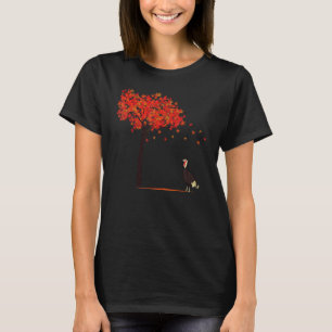 Camiseta Peru Mapa Árvore Dia de Ação de Graças Fofo Outono