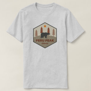 Camiseta Peru Peak Wilderness Vermont Urso