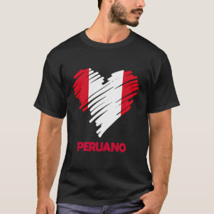 Camiseta Peru: Perãº Bandeira Peruana Orgulhosa Peruano Per