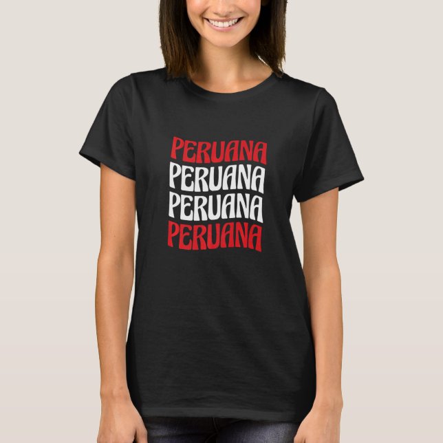 Camiseta Peru peruano peruano peruano (Frente)