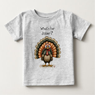 Camiseta Peru Quirky Desajeitado Qual é o Jantar?