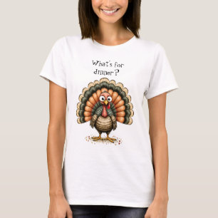 Camiseta Peru Quirky Estranho O Que É Que Há Para O Jantar?