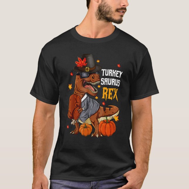 Camiseta Peru Saurus Rex Peregrino Rex Vibrações de Outono  (Frente)