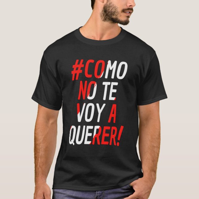 Camiseta Peru Soccer Jersey Como No Te Voy A Querer (Frente)