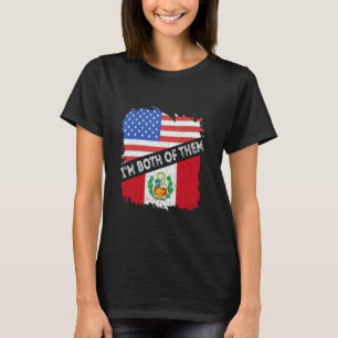Camiseta Peru Sou Ambos América Bandeira Peruana Peruvi
