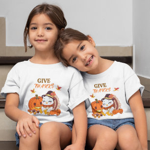 Camiseta Peru Turco Bebê e Abóbora Comemorando o Dia de Açã
