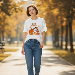 Camiseta Peru Turquia e Abóbora Celebrando o Dia de Ação de