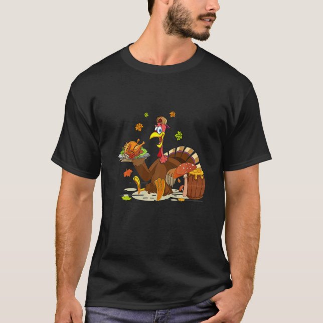Camiseta Peru Vamos comer frango em vez disso  Dia de Ação  (Frente)