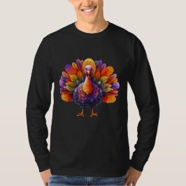 Camiseta Peru Vibrante em Aquarela Colheita de Outono