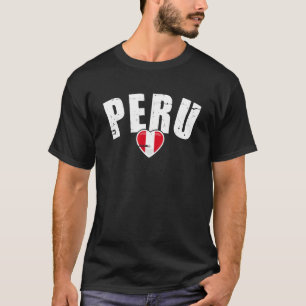 Camiseta Peru: Vintage Bandeira 1