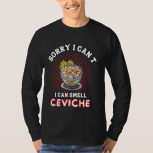 Camiseta Peruana Dish Ceviche Lover Peixes do Mar Peru Cevi