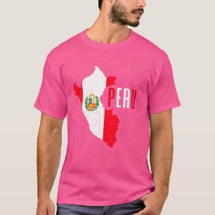 Camiseta Peruano - Pavilhão do Mapa do Peru