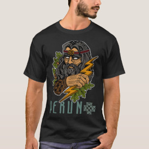 Camiseta Perun Mitos eslavos pagão, senhor de guerra 1