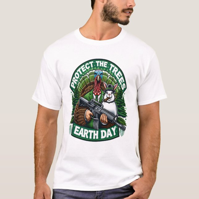 Camiseta Perus armados no Oeste Selvagem (Frente)
