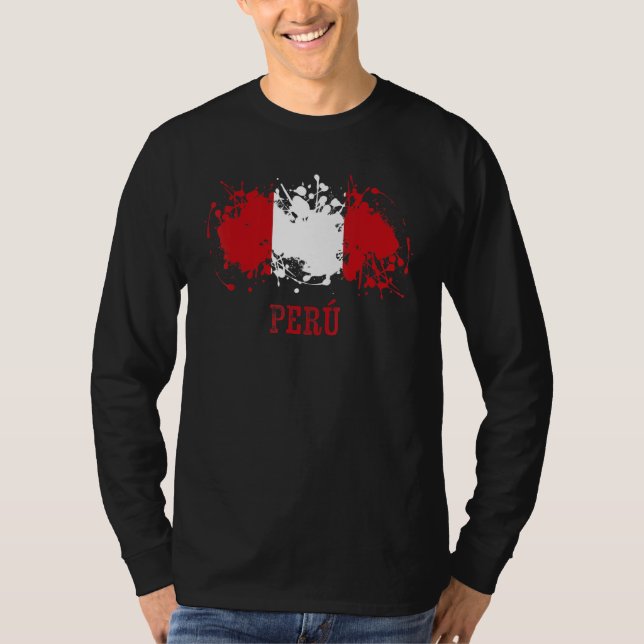 Camiseta Peruvian enthusiasts for Perú and Peru (Frente)