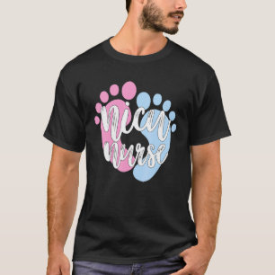 Camiseta Pés de Bebê Fofo Humanos Minúsculos Uti Neonatal E
