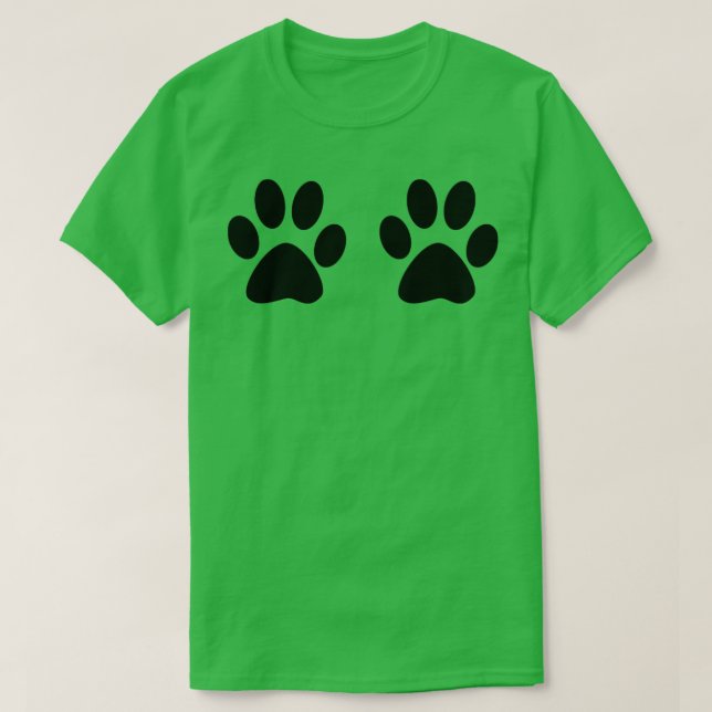 Camiseta Pés de Cães (Frente do Design)