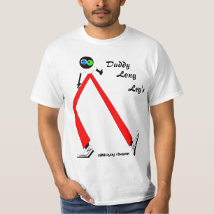 Camiseta Pés longos do pai