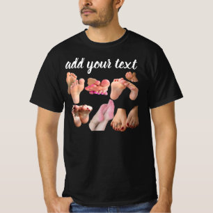 Camiseta Pés Personalizados Feetish – "Eu Amo Pés" Personal