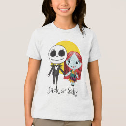 Camiseta Pesadelo antes do Natal | Jack & Sally Emoji 2
