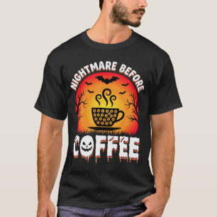 Camiseta Pesadelo de Halloween Antes do Gráfico do Morcego