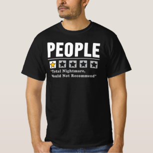Camiseta Pesadelo Total das Pessoas Não Recomendaria