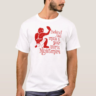 Camiseta Pesadelo, vermelho