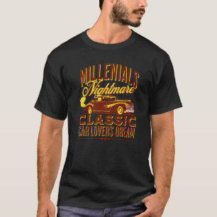 Camiseta Pesadelos De Carro Clássicos Milleniais Original A