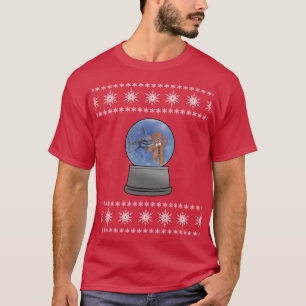 Camiseta Pesadelos do Globo de Neve com Homem de Pão-de-Pão