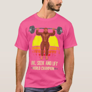 Camiseta Pesagem Engraçada Levantando Levante O Peso Do Pé-
