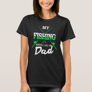 Camiseta PESCA 365 Meus Amigos da Pesca Me Chamam de Pai Pa