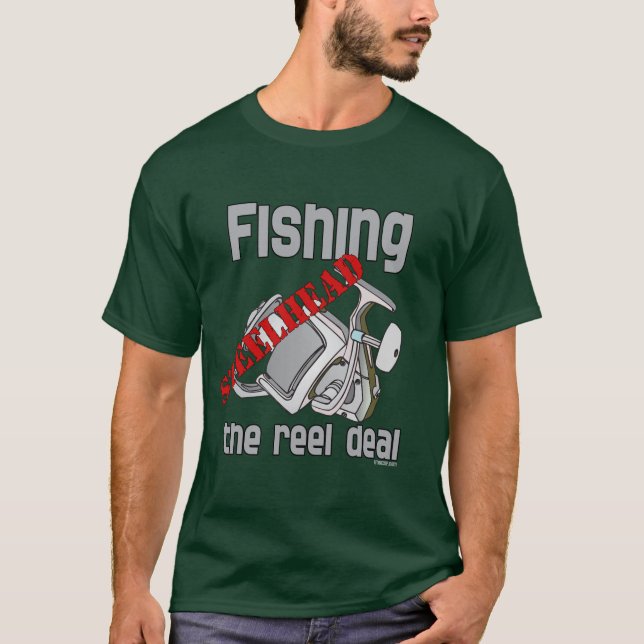 Camiseta Pesca À Cabeça De Vapor O Acordo De Enguias (Frente)