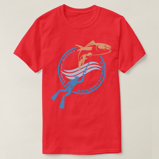 Camiseta pesca à vela (Frente do Design)