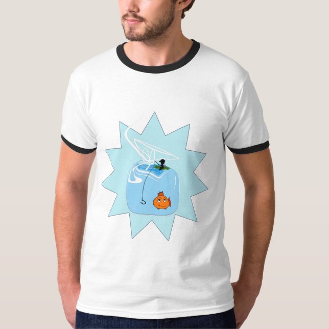 Camiseta Pesca abandonada - Personalizada (Frente)