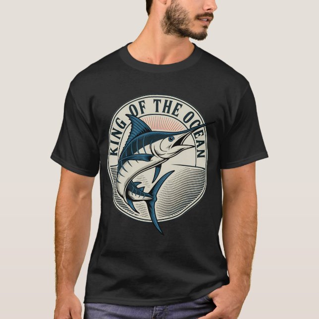 Camiseta Pesca Alien Retro Vintage (Frente)
