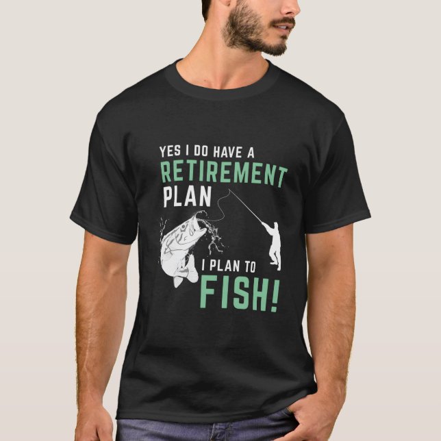 Camiseta Pesca Aposentadoria Pesca (Frente)
