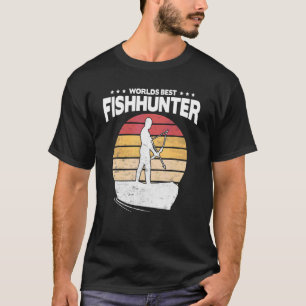 Camiseta Pesca arco Caça-Nos América Bandeira Bowman A