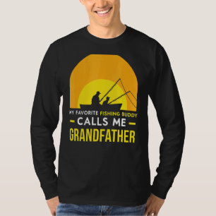 Camiseta Pesca Buddy Me Chama Avô Fisher Fish Fri