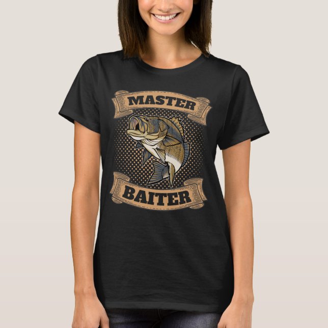 Camiseta Pesca clássica Master Baiter (Frente)