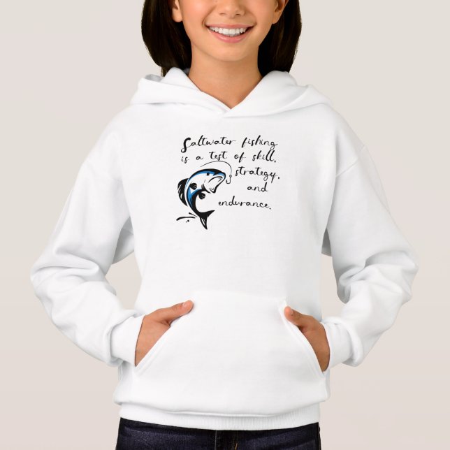 Camiseta Pesca com água salgada. (Frente)