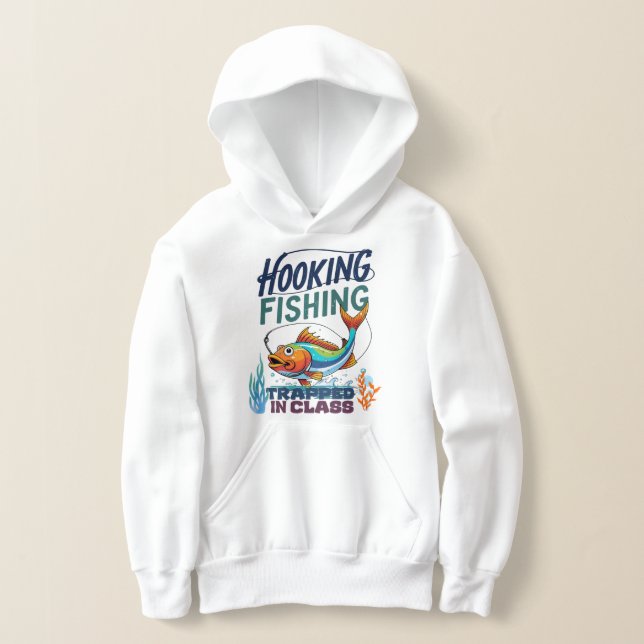 Camiseta Pesca com anzol, Preso na Aula (Postura )